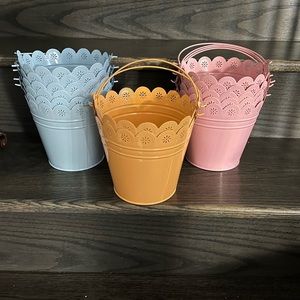 Creative bag metal cans baby shower centrepieces new